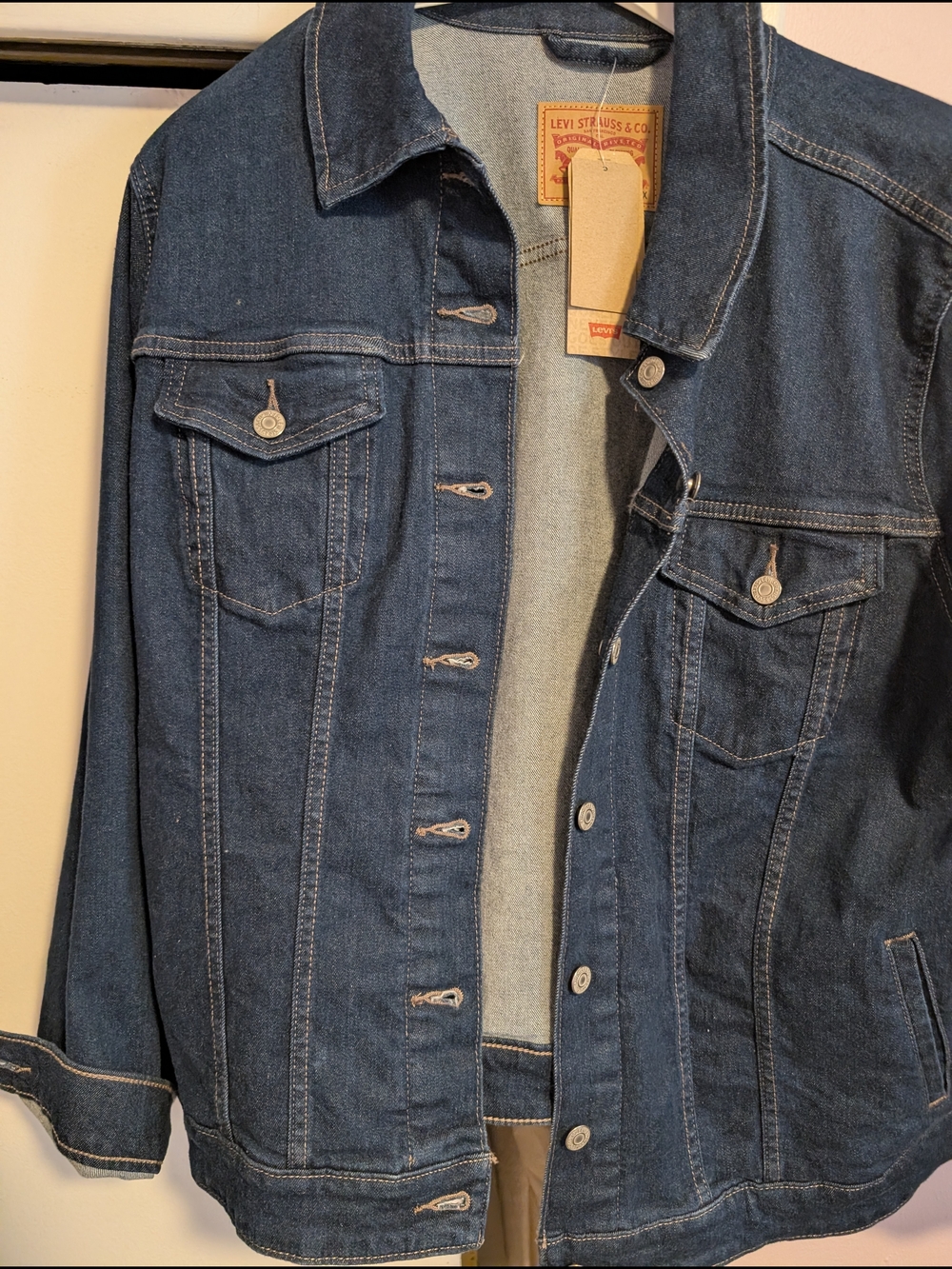 Levi's Classic Dark Blue Denim Jacket